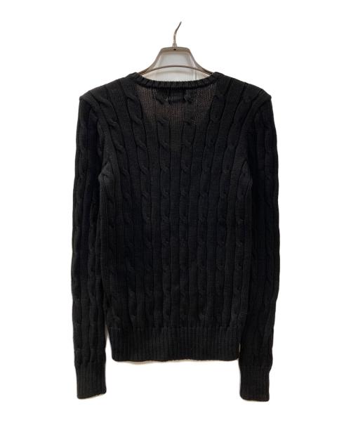POLO RALPH LAUREN（ポロ・ラルフローレン）POLO RALPH LAUREN (ポロ・ラルフローレン) ニット ブラック サイズ:Sの古着・服飾アイテム