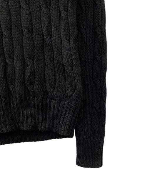 POLO RALPH LAUREN（ポロ・ラルフローレン）POLO RALPH LAUREN (ポロ・ラルフローレン) ニット ブラック サイズ:Sの古着・服飾アイテム
