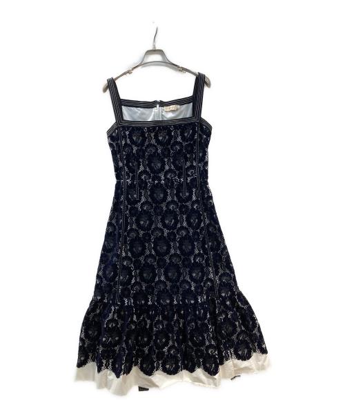 TORY BURCH（トリーバーチ）TORY BURCH (トリーバーチ) ワンピース ネイビー サイズ:2の古着・服飾アイテム