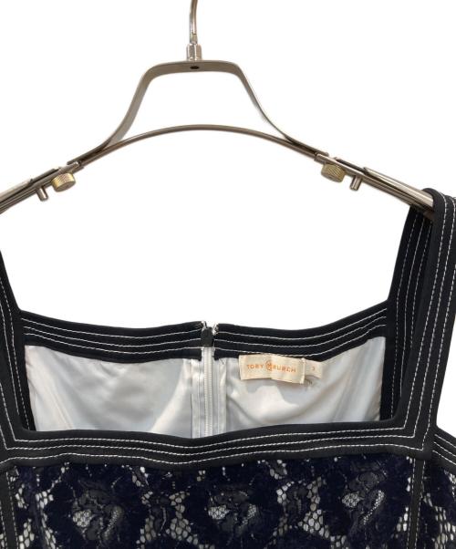 TORY BURCH（トリーバーチ）TORY BURCH (トリーバーチ) ワンピース ネイビー サイズ:2の古着・服飾アイテム