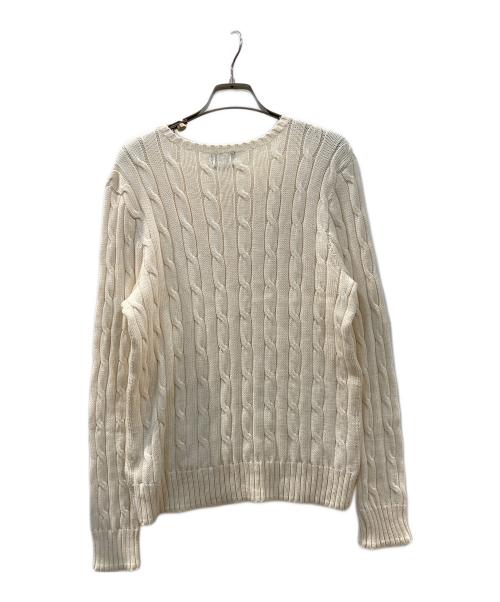 POLO RALPH LAUREN（ポロ・ラルフローレン）POLO RALPH LAUREN (ポロ・ラルフローレン) ニット ベージュ サイズ:XLの古着・服飾アイテム