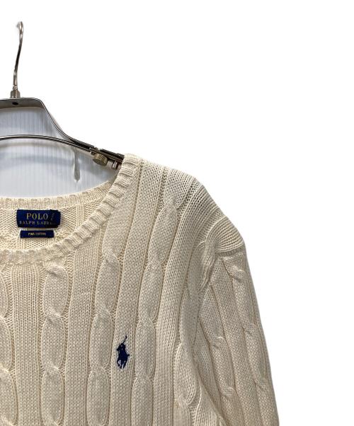 POLO RALPH LAUREN（ポロ・ラルフローレン）POLO RALPH LAUREN (ポロ・ラルフローレン) ニット ベージュ サイズ:XLの古着・服飾アイテム