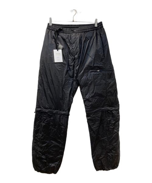 TAION EXTRA（タイオン エクストラ）TAION EXTRA (タイオン エクストラ) ダウンパンツ ブラック サイズ:- 未使用品の古着・服飾アイテム
