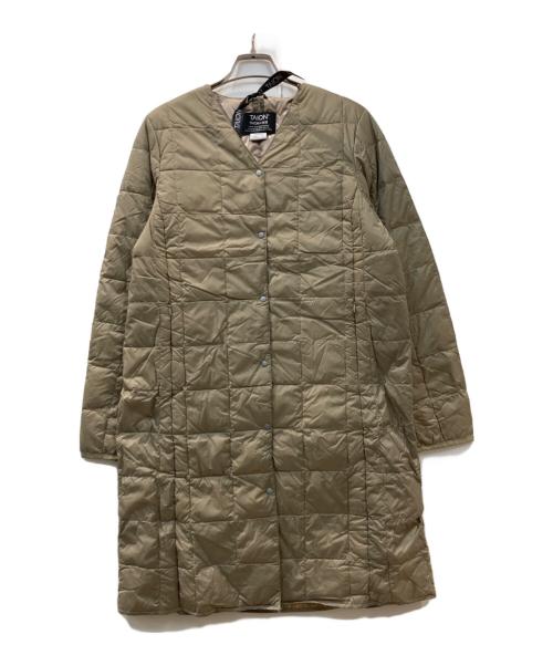 TAION（タイオン）TAION (タイオン) ダウンコート ベージュ サイズ:XL 未使用品の古着・服飾アイテム