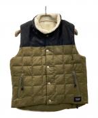 TAIONタイオン）の古着「ダウンベスト」｜グリーン