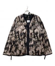 TAION（タイオン）の古着「V NECK ZIP JACKET ダウンジャケット」｜ホワイト