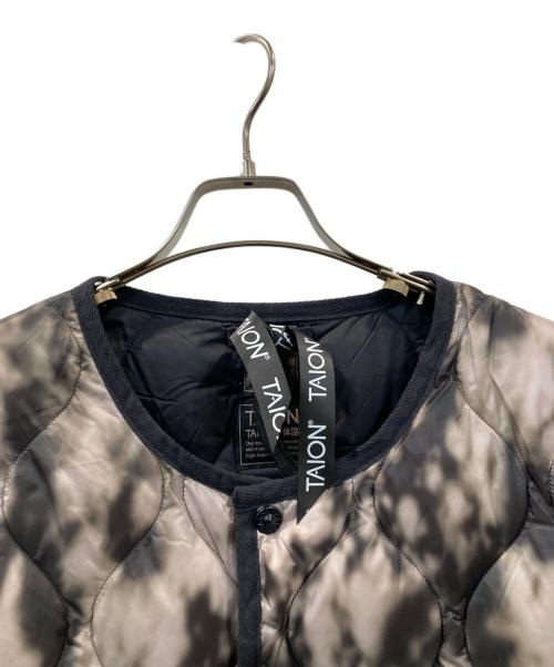 TAION（タイオン）TAION (タイオン) CREW NECK JACKET ダウンジャケット ホワイト サイズ:XL 未使用品の古着・服飾アイテム