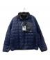 TAION（タイオン）の古着「リバーシブル ハイネック ライトダウン×ソフトボア ジャケット ダウンジャケット」｜ネイビー