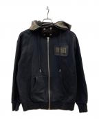 DIESELディーゼル）の古着「S-ALTYKOV ジップパーカー」｜ブラック