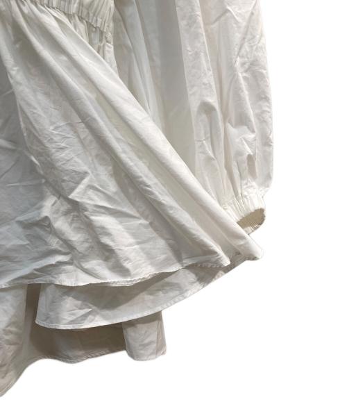 LE PHIL（ル フィル）LE PHIL (ル フィル) タイプライター バイオ ブラウス ホワイト サイズ:Fの古着・服飾アイテム