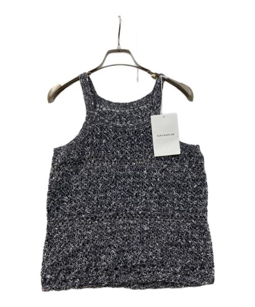 HERITANOVUM（ヘリテノーム）HERITANOVUM (ヘリテノーム) ビスチェ グレー サイズ:Free 未使用品の古着・服飾アイテム