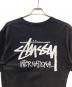 中古・古着 stussy (ステューシー) Tシャツ ブラック サイズ:M：3500円