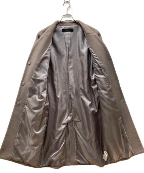 JOURNAL STANDARD（ジャーナルスタンダード）JOURNAL STANDARD (ジャーナルスタンダード) スーパー140ビーバーVネックコート グレー サイズ:Sの古着・服飾アイテム