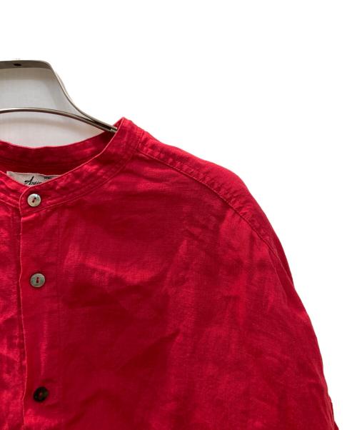 ICHI Antiquites（イチアンティークス）ICHI Antiquites (イチアンティークス) リネンシャツ レッド サイズ:Mの古着・服飾アイテム