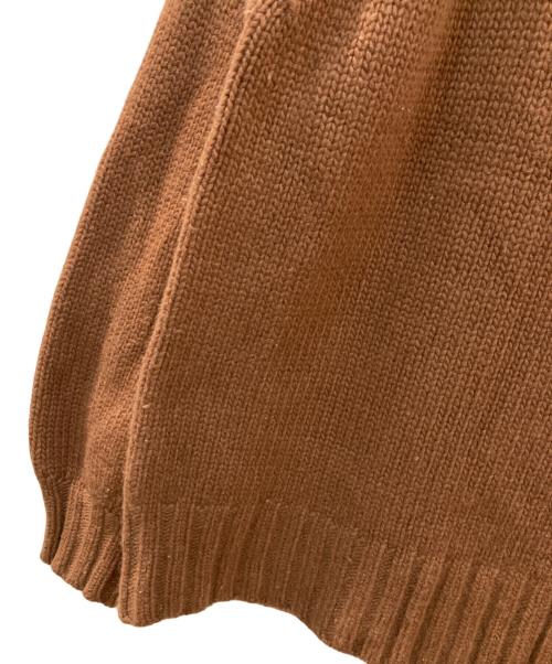 休日と詩（キュウジツトウタ）休日と詩 (キュウジツトウタ) ハイネックウールニット ブラウン サイズ:ーの古着・服飾アイテム