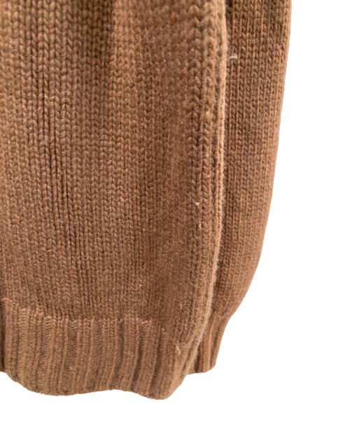 休日と詩（キュウジツトウタ）休日と詩 (キュウジツトウタ) ハイネックウールニット ブラウン サイズ:ーの古着・服飾アイテム