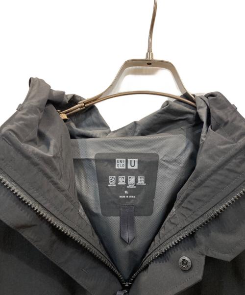 UNIQLO U（ユニクロ ユー）UNIQLO U (ユニクロ ユー) ブロックテックユーティリティパーカ ブラック サイズ:XLの古着・服飾アイテム