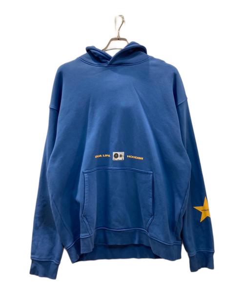 ZARA（ザラ）ZARA (ザラ) dua lipa (デュアリパ) パーカー ブルー サイズ:Lの古着・服飾アイテム