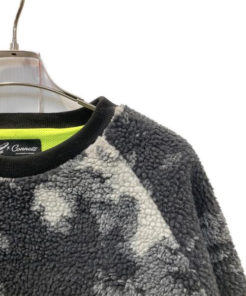 Connett Plush（Connett Plush）Connett Plush (Connett Plush) Boa Crew Jacket ブラック サイズ:2の古着・服飾アイテム