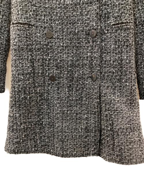 theory（セオリー）theory (セオリー) ツイードコート グレー サイズ:2の古着・服飾アイテム