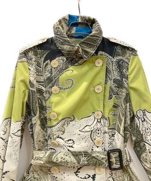 ETRO（エトロ）ETRO (エトロ) ペイズリー トレンチコート ベージュ サイズ:40の古着・服飾アイテム