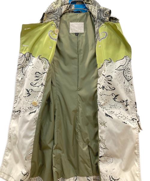 ETRO（エトロ）ETRO (エトロ) ペイズリー トレンチコート ベージュ サイズ:40の古着・服飾アイテム