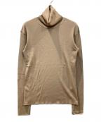 DEUXIEME CLASSEドゥーズィエム クラス）の古着「jersey タートルネック カットソー」｜ベージュ