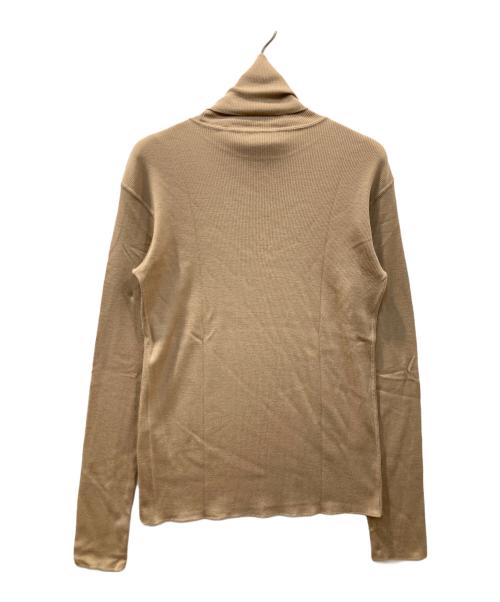 DEUXIEME CLASSE（ドゥーズィエム クラス）Deuxieme Classe (ドゥーズィエム クラス) jersey タートルネック カットソー ベージュ サイズ:記載なしの古着・服飾アイテム