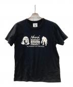 TACOMA FUJI RECORDS×NANGA×BIGFOOTタコマ フジ レコード×ナンガ×）の古着「30th トリプルネームTシャツ」｜ブラック