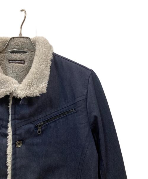 HIDE AWAYS NICOLE（ハイダウェイ二コル）HIDE AWAYS NICOLE (ハイダウェイ二コル) ジャケット インディゴ サイズ:46の古着・服飾アイテム