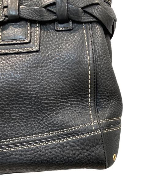 COACH（コーチ）COACH (コーチ) レザーバッグ ブラックの古着・服飾アイテム