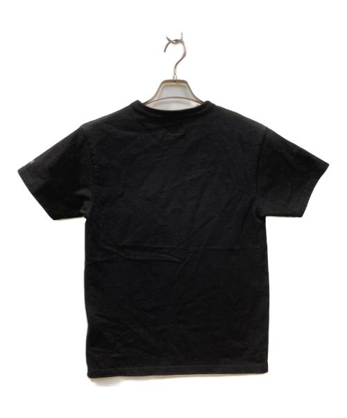 SCHOTT BROS.（ショット）SCHOTT BROS. (ショット) LEATHER POCKET T SHIRT ONE STAR ワンスター ディアスキンポケットTシャツ ブラック サイズ:Sの古着・服飾アイテム