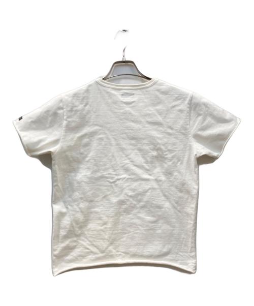 SCHOTT BROS.（ショット）SCHOTT BROS. (ショット) ONE STAR LEATHER POCKET S/S TEE-SHIRT ヘビーオンス・革ポケワンスターTee ホワイト サイズ:XSの古着・服飾アイテム