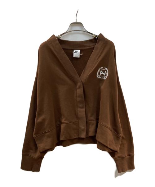 NIKE（ナイキ）NIKE (ナイキ) オーバーサイズド カーディガン ブラウン サイズ:Sの古着・服飾アイテム