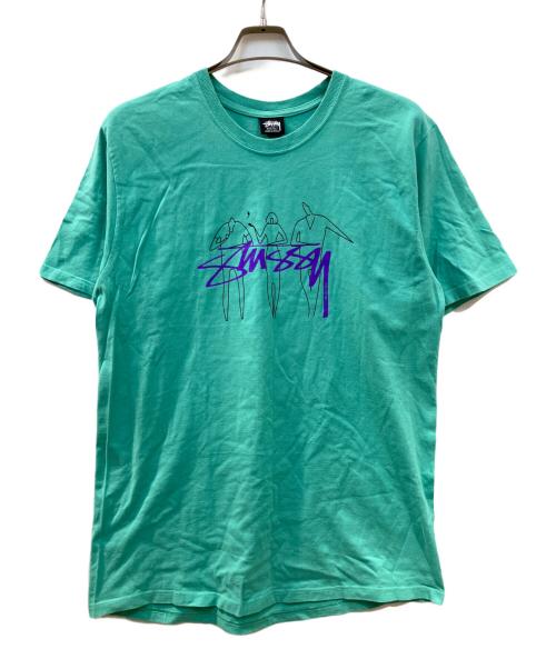 stussy（ステューシー）stussy (ステューシー) Tシャツ 黄緑 サイズ:Lの古着・服飾アイテム