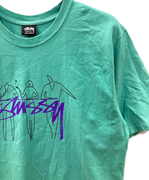 stussy（ステューシー）stussy (ステューシー) Tシャツ 黄緑 サイズ:Lの古着・服飾アイテム