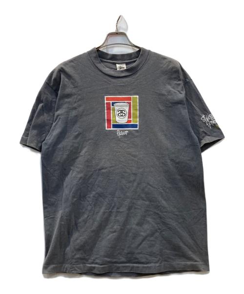 stussy（ステューシー）stussy (ステューシー) flavortシャツ グレー サイズ:XLの古着・服飾アイテム