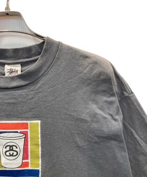 stussy（ステューシー）stussy (ステューシー) flavortシャツ グレー サイズ:XLの古着・服飾アイテム