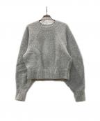 MACPHEEマカフィー）の古着「ルレックスウール混 ショートプルオーバー」｜グレー