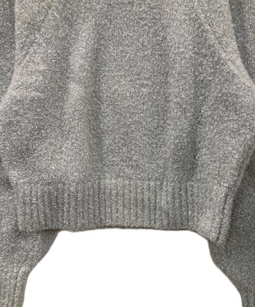 MACPHEE（マカフィー）MACPHEE (マカフィー) ルレックスウール混 ショートプルオーバー グレー サイズ:Sの古着・服飾アイテム