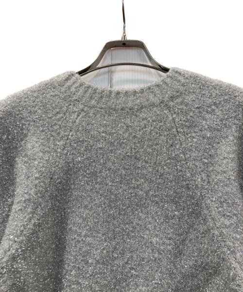 MACPHEE（マカフィー）MACPHEE (マカフィー) ルレックスウール混 ショートプルオーバー グレー サイズ:Sの古着・服飾アイテム