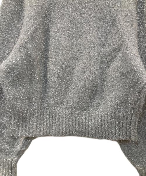 MACPHEE（マカフィー）MACPHEE (マカフィー) ルレックスウール混 ショートプルオーバー グレー サイズ:Sの古着・服飾アイテム