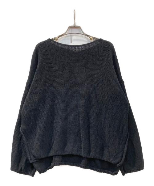 GALLARDA GALANTE（ガリャルダガランテ）GALLARDA GALANTE (ガリャルダガランテ) コットンリネンニット ブラック サイズ:FREEの古着・服飾アイテム