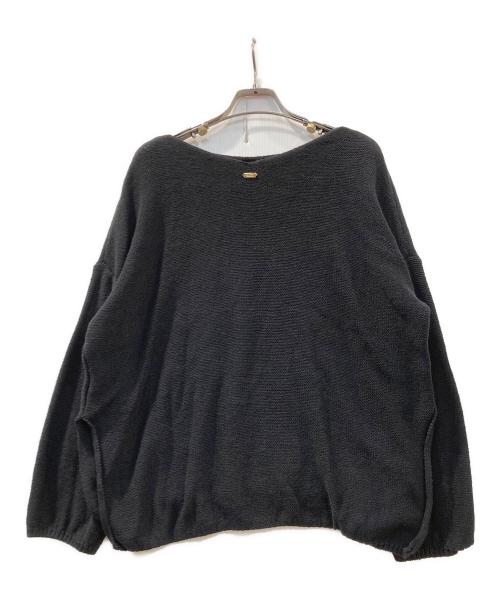 GALLARDA GALANTE（ガリャルダガランテ）GALLARDA GALANTE (ガリャルダガランテ) コットンリネンニット ブラック サイズ:FREEの古着・服飾アイテム