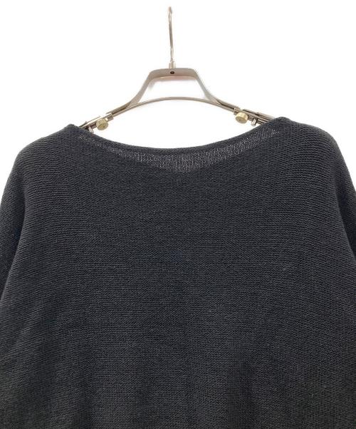 GALLARDA GALANTE（ガリャルダガランテ）GALLARDA GALANTE (ガリャルダガランテ) コットンリネンニット ブラック サイズ:FREEの古着・服飾アイテム