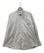 COMME des GARCONS HOMMEコムデギャルソン オム）の古着「ストライプシャツ」｜グレー