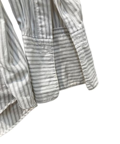 COMME des GARCONS HOMME（コムデギャルソン オム）COMME des GARCONS HOMME (コムデギャルソン オム) ストライプシャツ グレー サイズ:-の古着・服飾アイテム