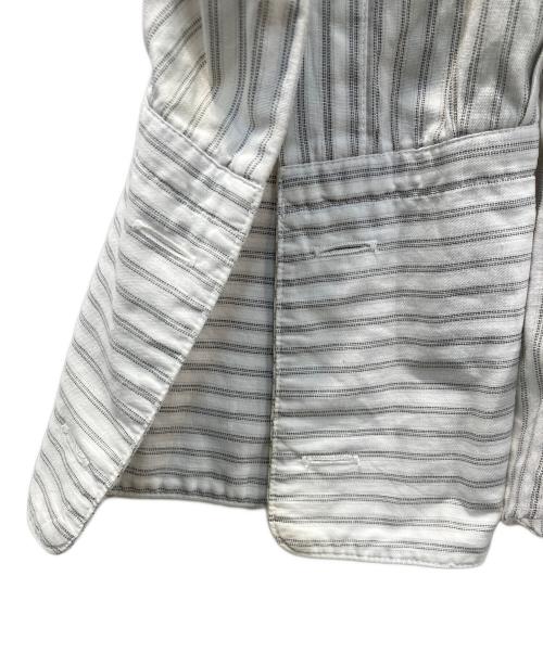 COMME des GARCONS HOMME（コムデギャルソン オム）COMME des GARCONS HOMME (コムデギャルソン オム) ストライプシャツ グレー サイズ:-の古着・服飾アイテム