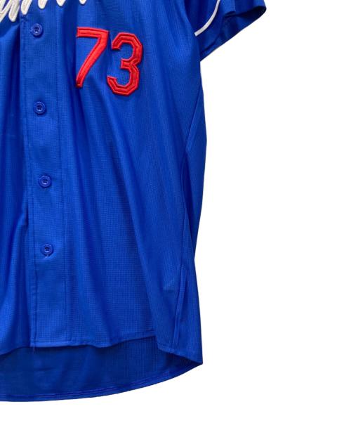 MIZUNO（ミズノ）MIZUNO (ミズノ) ＃73 立浪監督 中日ドラゴンズ ゲームシャツ ブルー サイズ:Mの古着・服飾アイテム