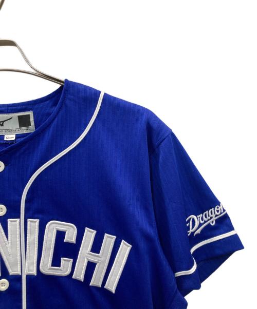 MIZUNO（ミズノ）MIZUNO (ミズノ) #63 堂上 直倫 2019シーズン 中日ドラゴンズ ゲームシャツ ブルー サイズ:Mの古着・服飾アイテム